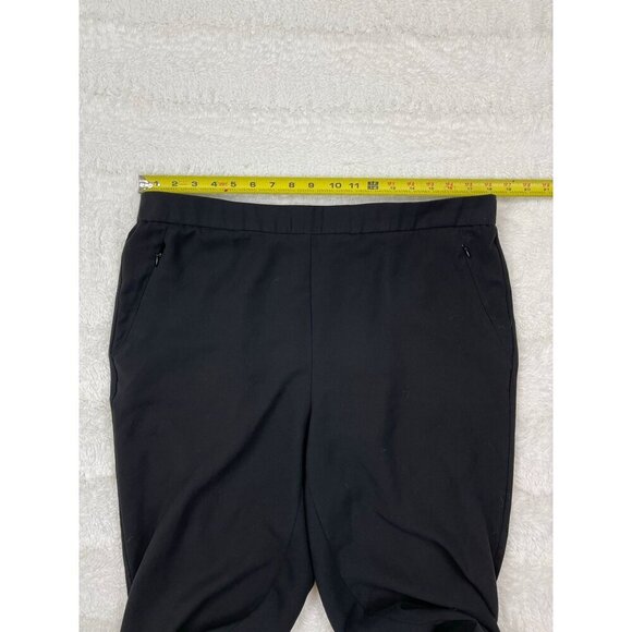 Chicos Womens Dress Pants 2.5R 14 Black Pull On Zip Pockets Elastic Waist - Picture 5 of 7